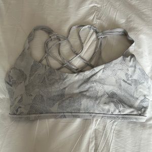 Lululemon white sports bra (size 10)